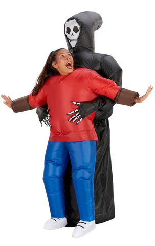 adult inflatable grim reaper costume
